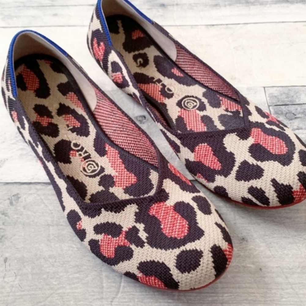 Pre-loved Rothy's Red Cat Flat in Size 7